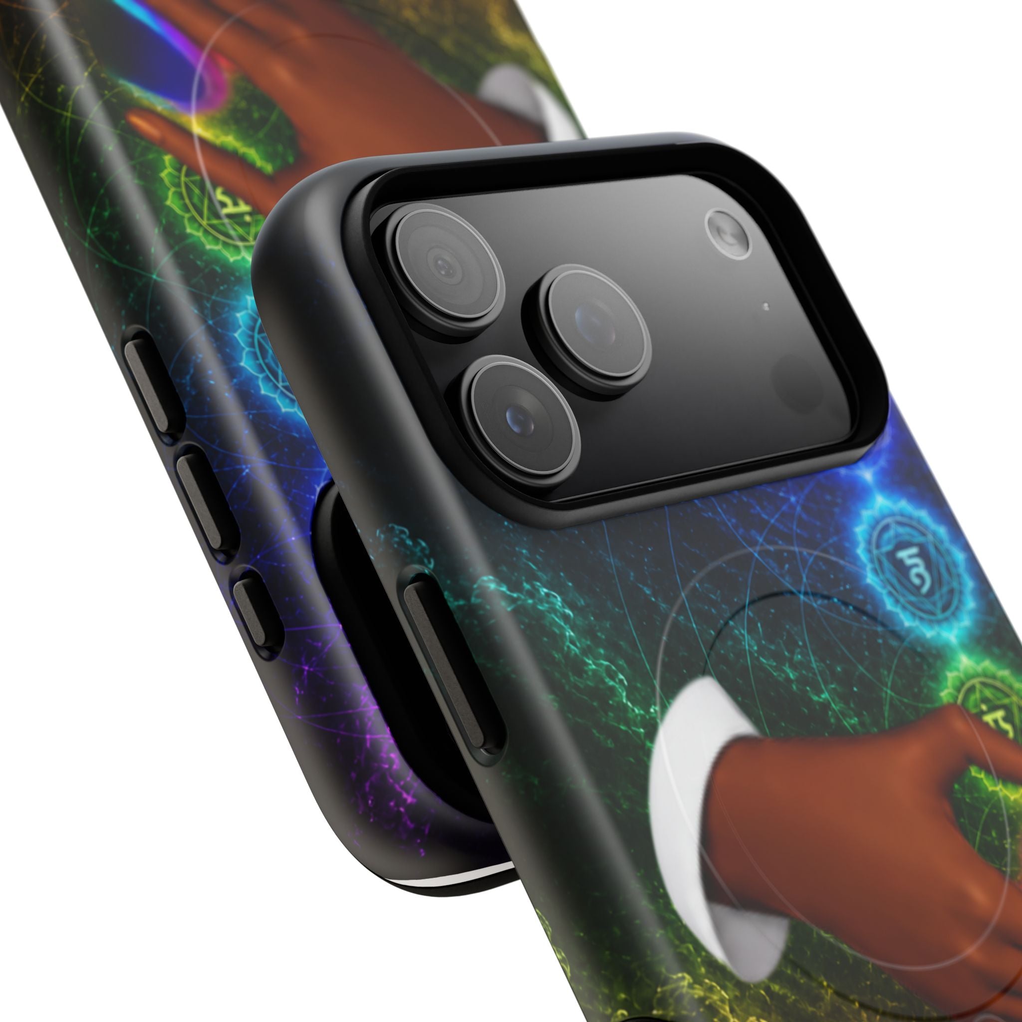 Link Hearts™ Cosmic Energy Phone Case - Chakra Healing Magnetic Phone Case