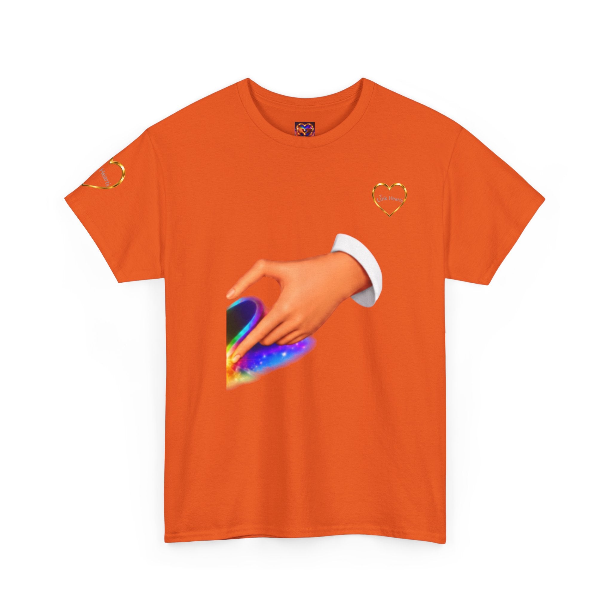 Link Hearts Unisex Tee - Celebrate Connection with Matching Shirt Set