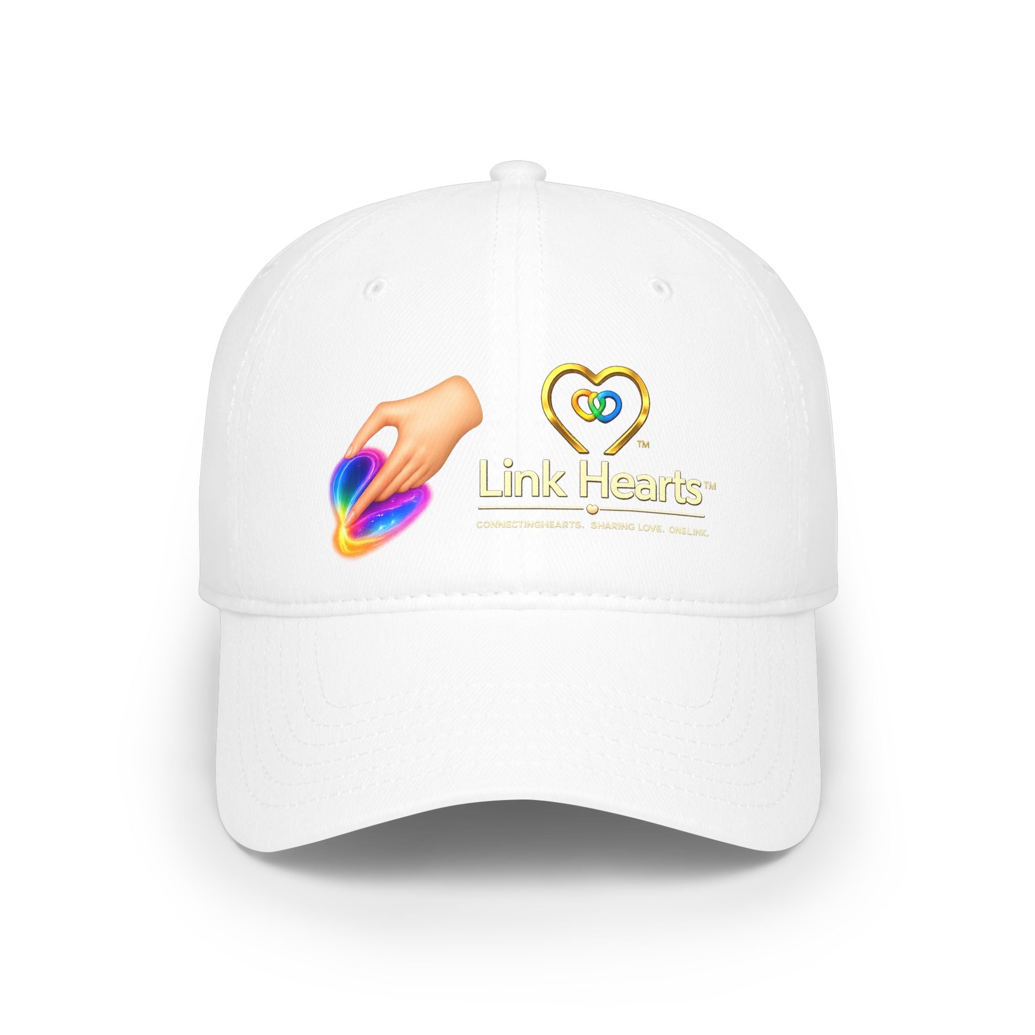 Link Hearts Couples Baseball Cap — Heartcare Charity Logo Hat