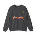 Heart Hands Crewneck Sweatshirt — Rainbow Heart Hand Gesture Pullover