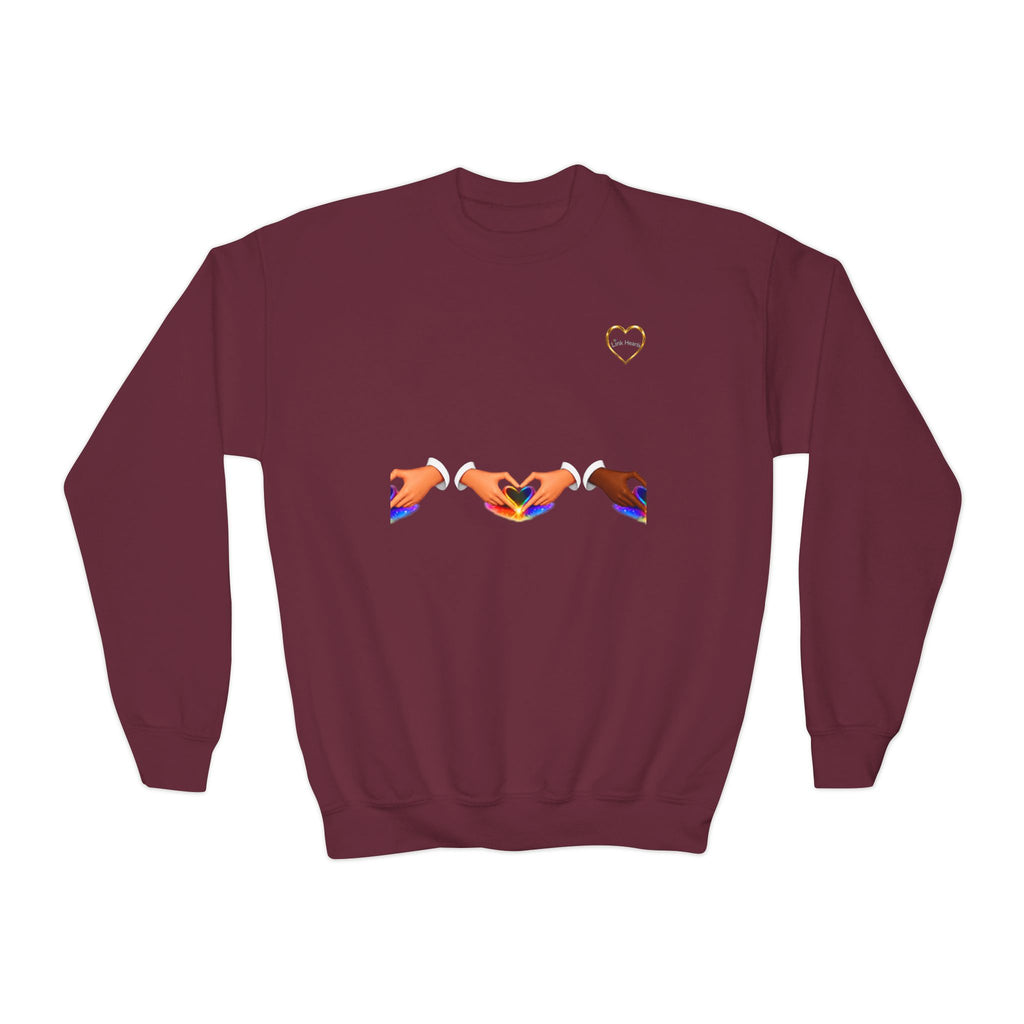Link Hearts™ Unity Crewneck Sweatshirt — Youth Crewneck