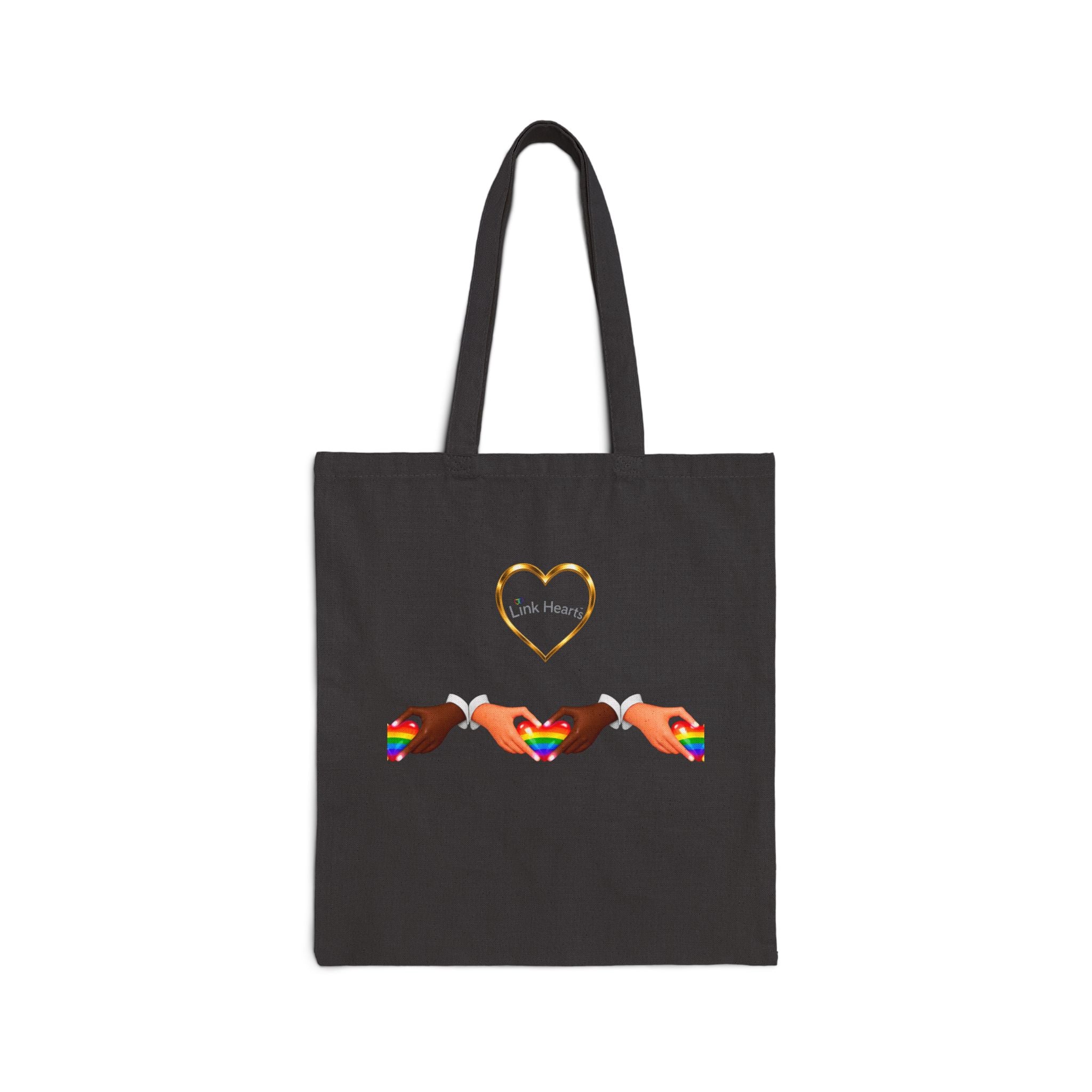 Link Hearts™ - Cotton Canvas Tote Bag