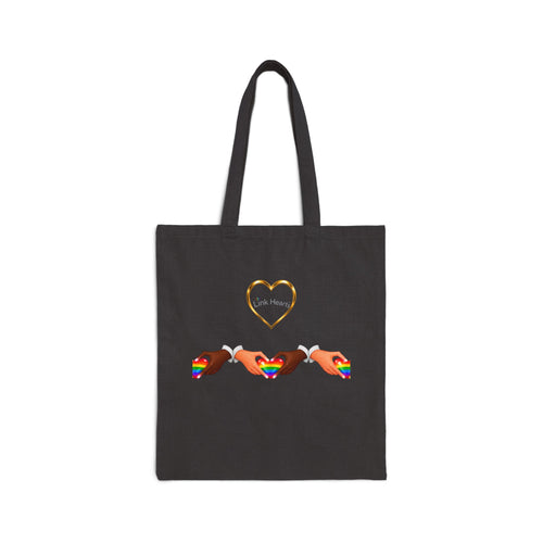 Link Hearts™ - Cotton Canvas Tote Bag