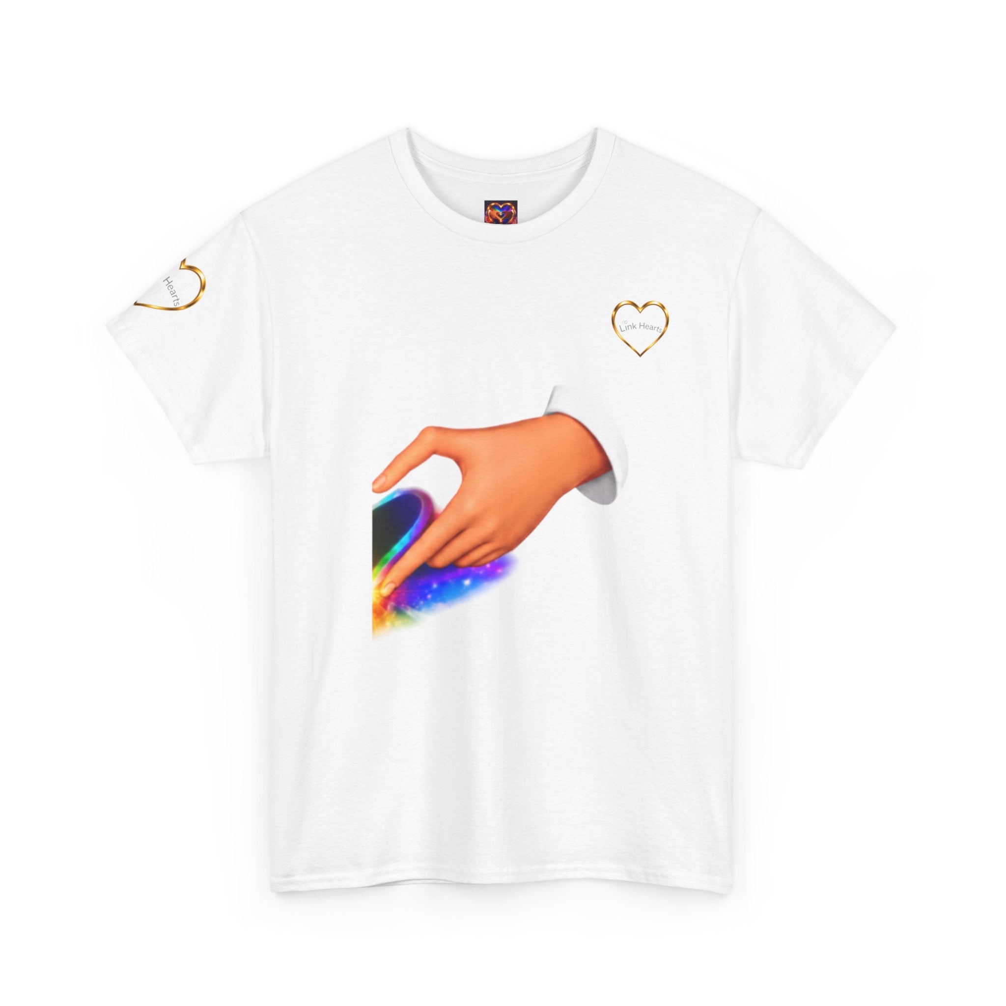 Link Hearts Unisex Tee - Celebrate Connection with Matching Shirt Set