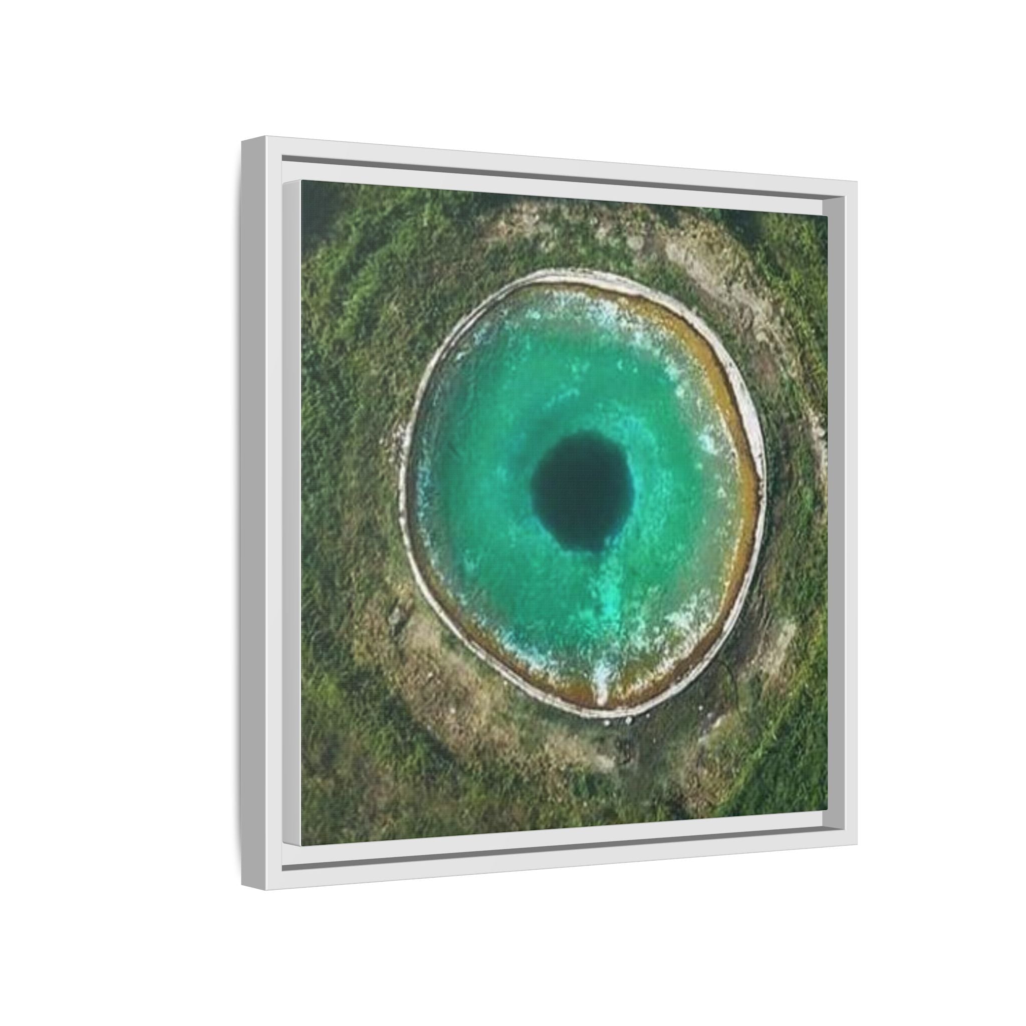 LinkHearts™ 'Sink Hole' Matte Canvas Framed Wall Art