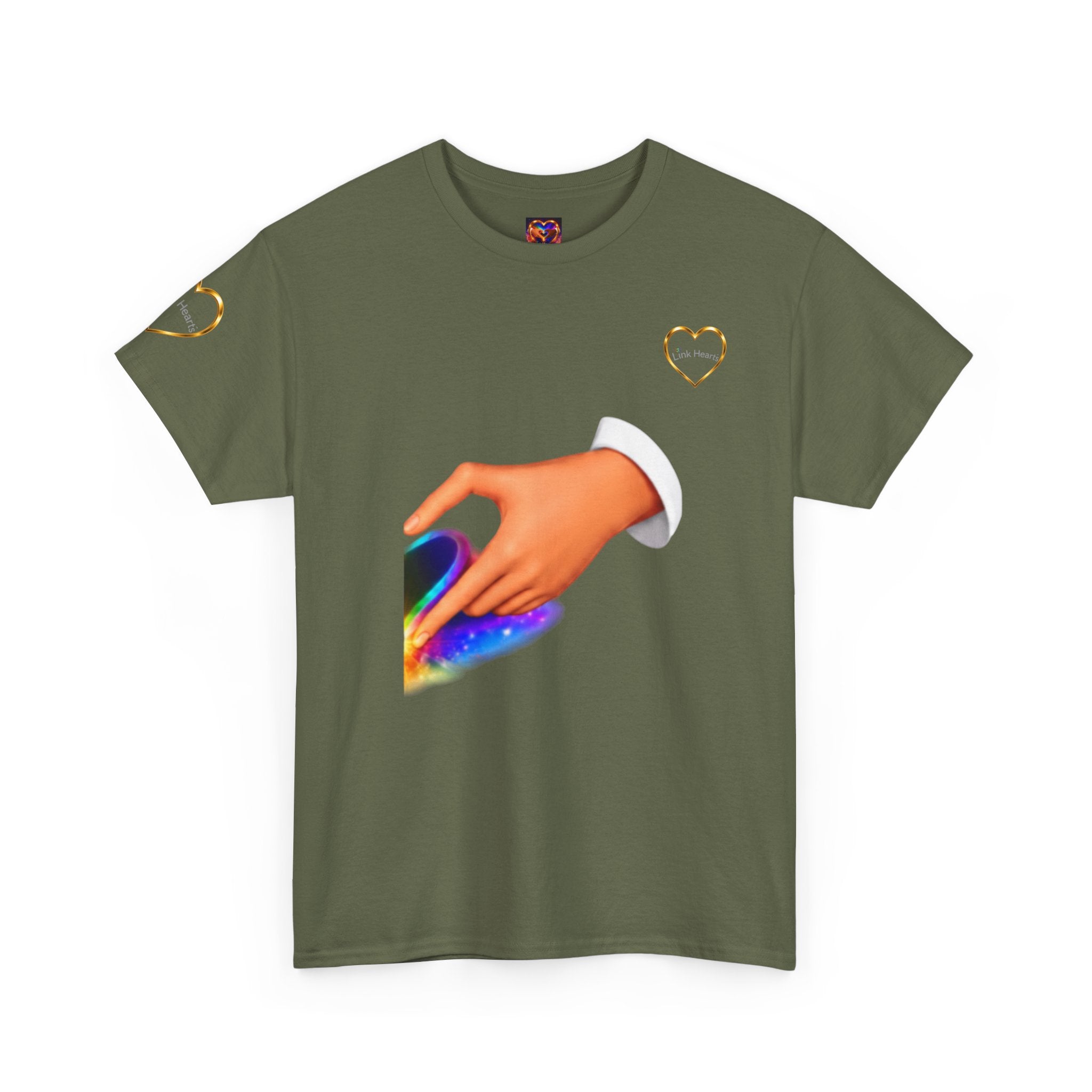 Link Hearts Unisex Tee - Celebrate Connection with Matching Shirt Set