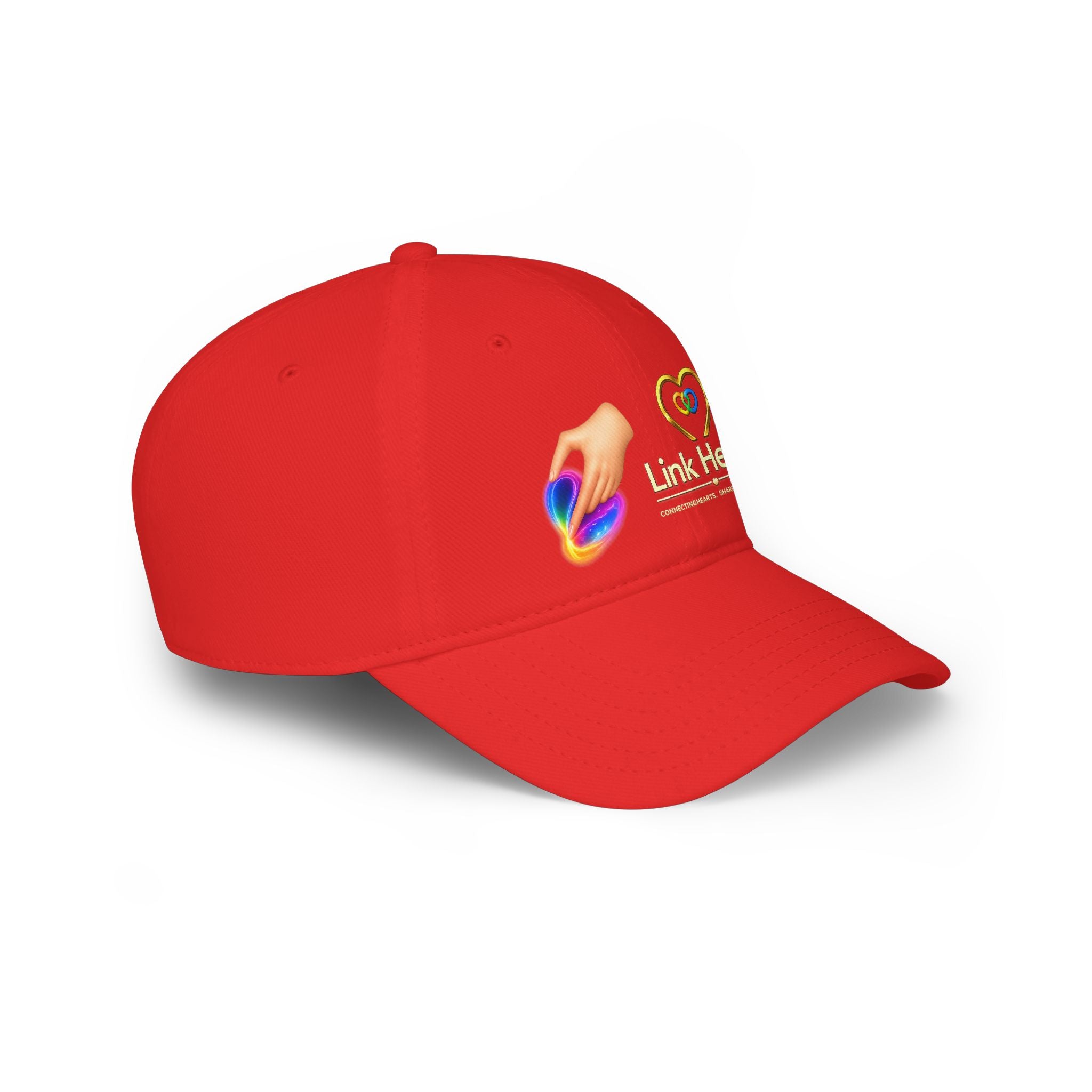 Link Hearts Couples Baseball Cap — Heartcare Charity Logo Hat