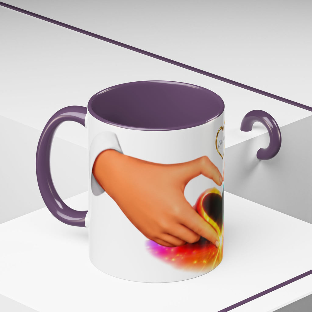 Link Hearts™ - Rainbow Heart Mug.