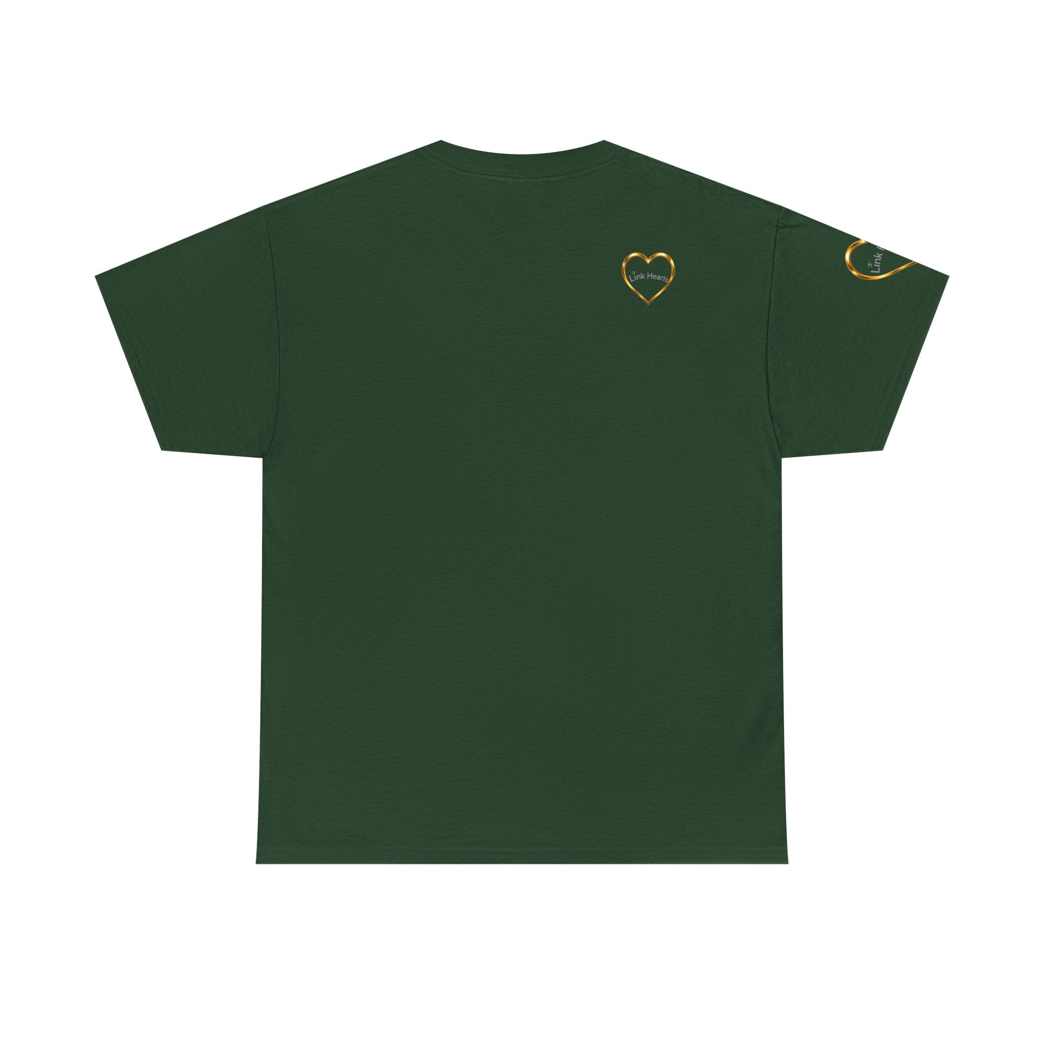 Link Hearts Unity Tee — Matching Rainbow Heart Couple Shirt (Love Wins)