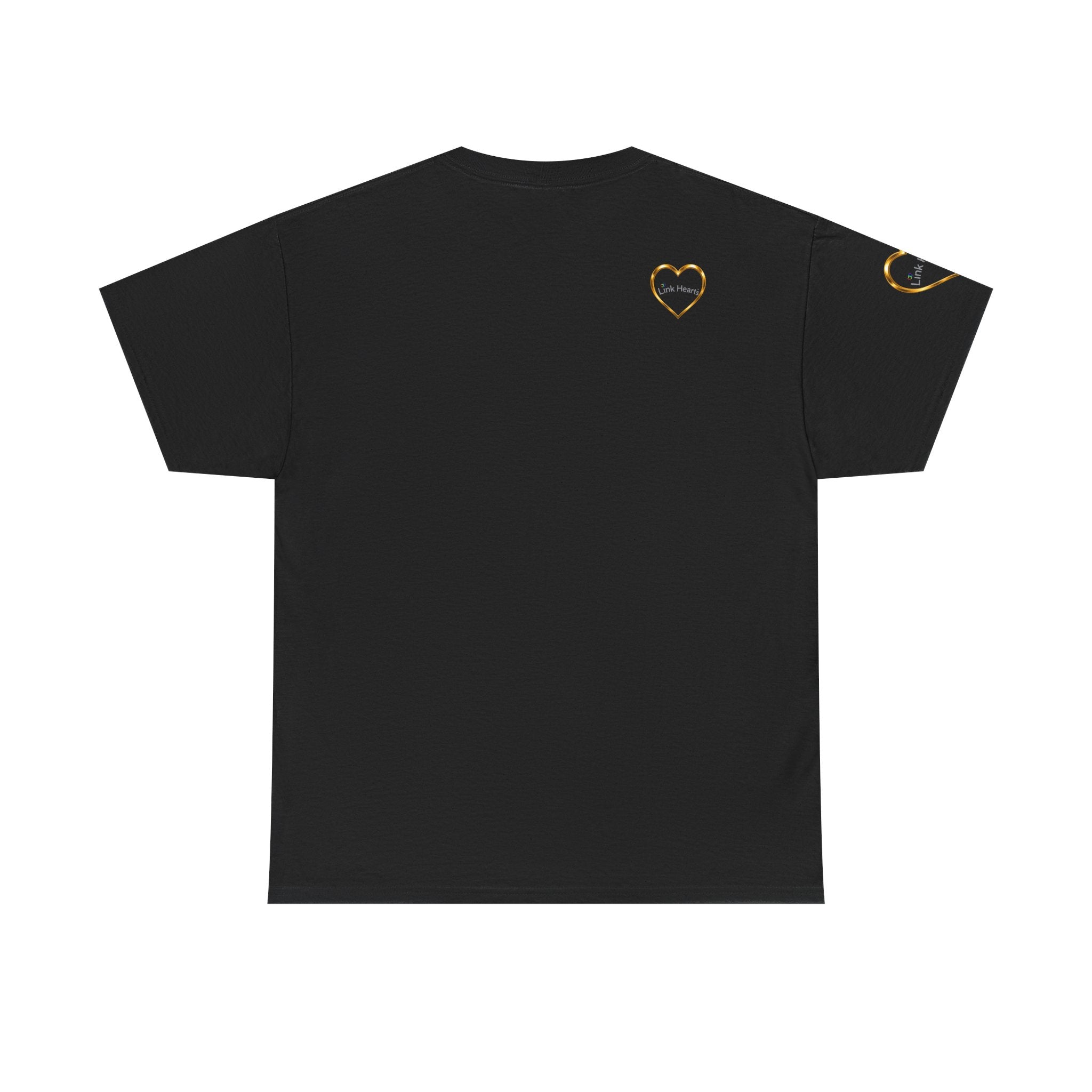 Link Hearts Unity Tee — Matching Rainbow Heart Couple Shirt (Love Wins)
