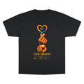 Link Hearts™ T-Shirt — Rainbow Finger Heart Love Graphic Tee