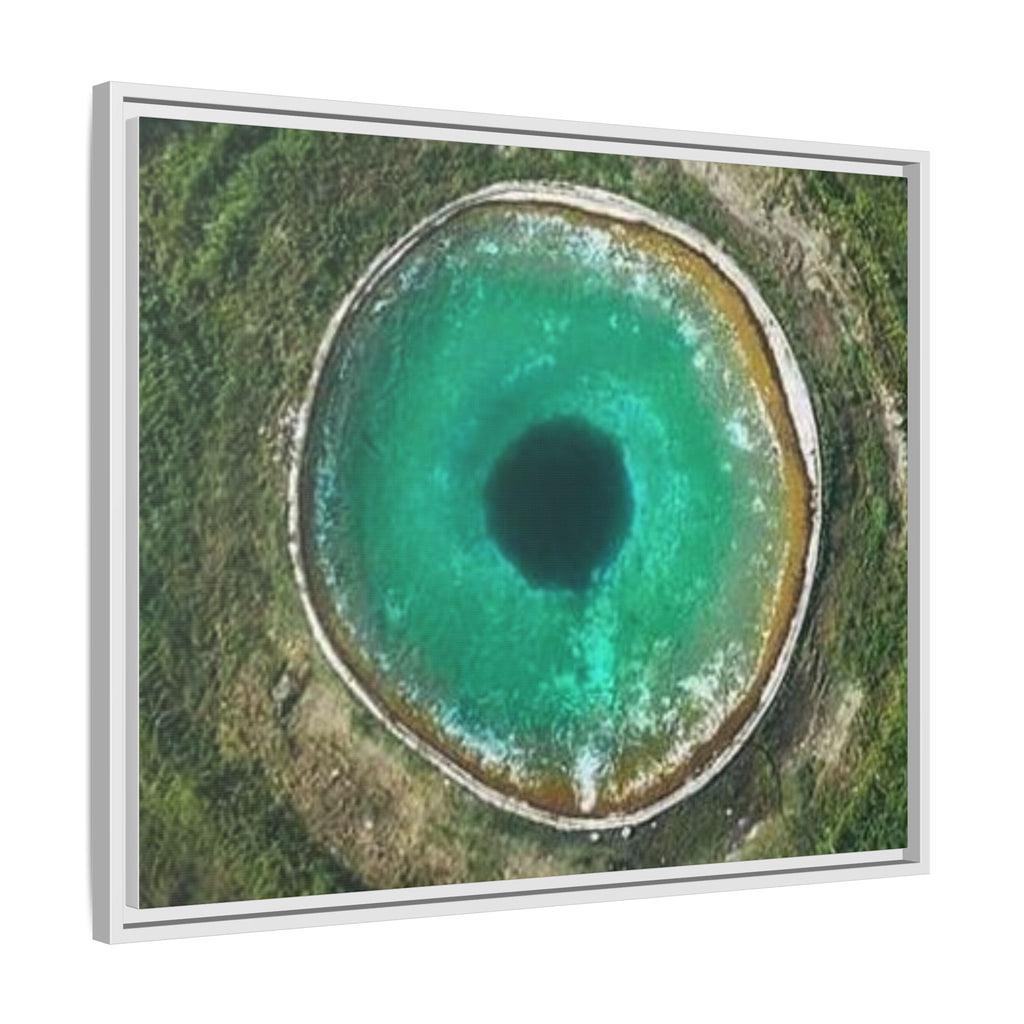 LinkHearts™ 'Sink Hole' Matte Canvas Framed Wall Art
