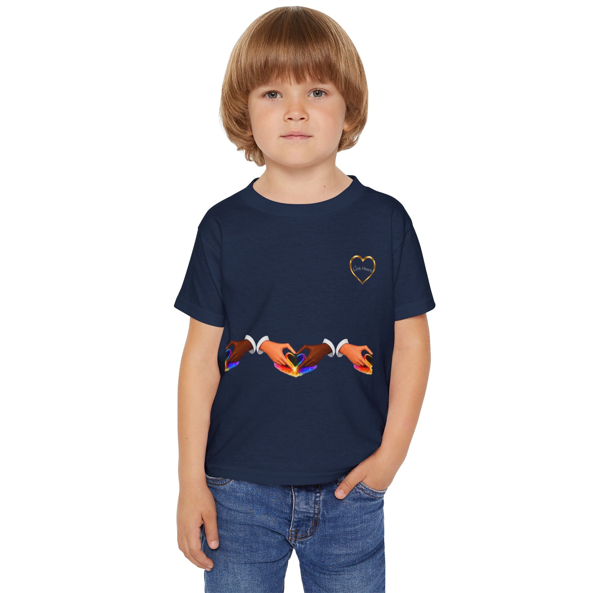 Link Hearts™  Heavy Cotton™ Toddler T-shirt