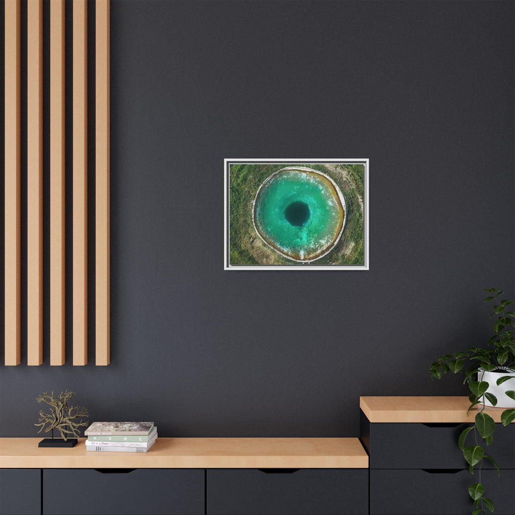 LinkHearts™ 'Sink Hole' Matte Canvas Framed Wall Art