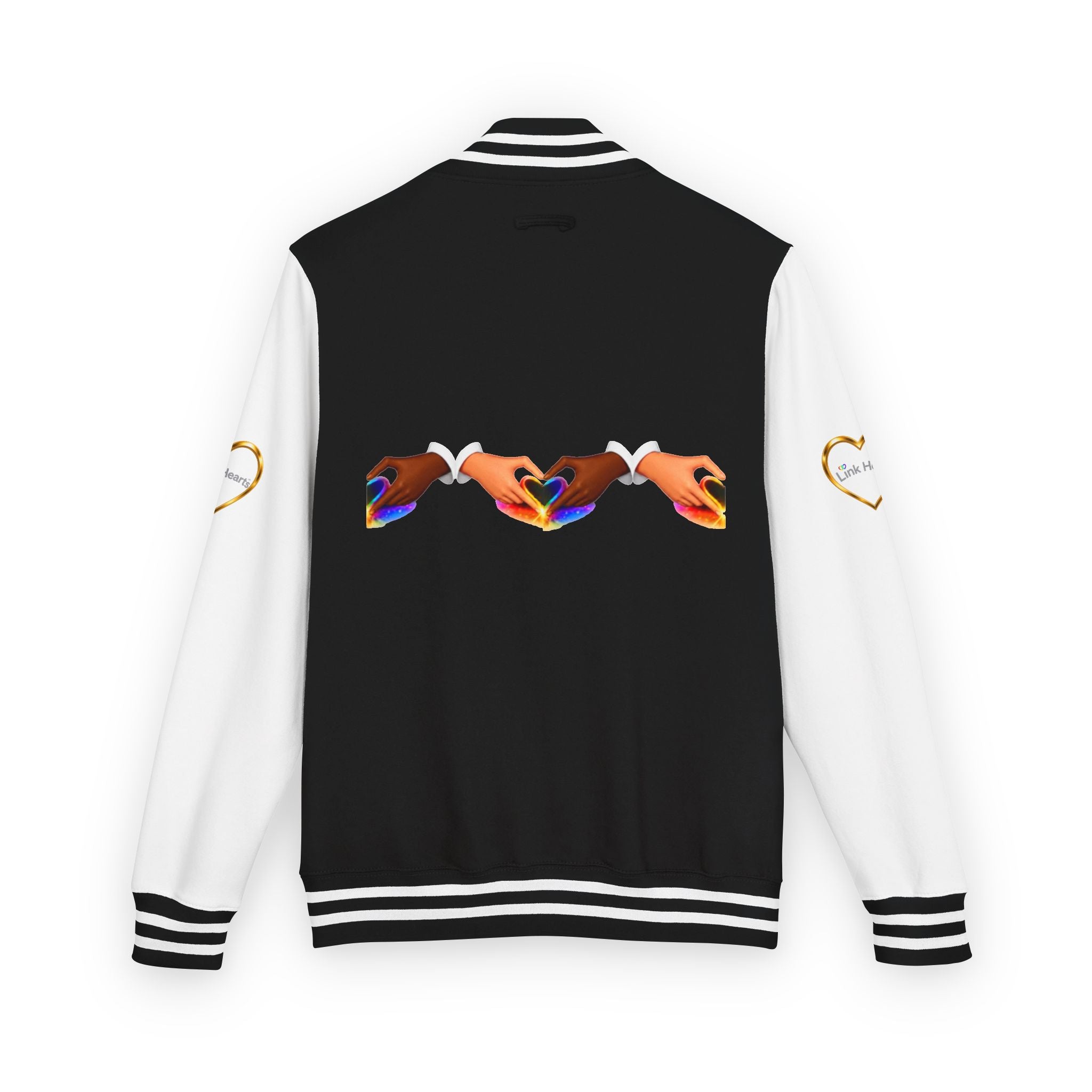 Link Hearts™ Premium Varsity Jacket – Wear the Movement.