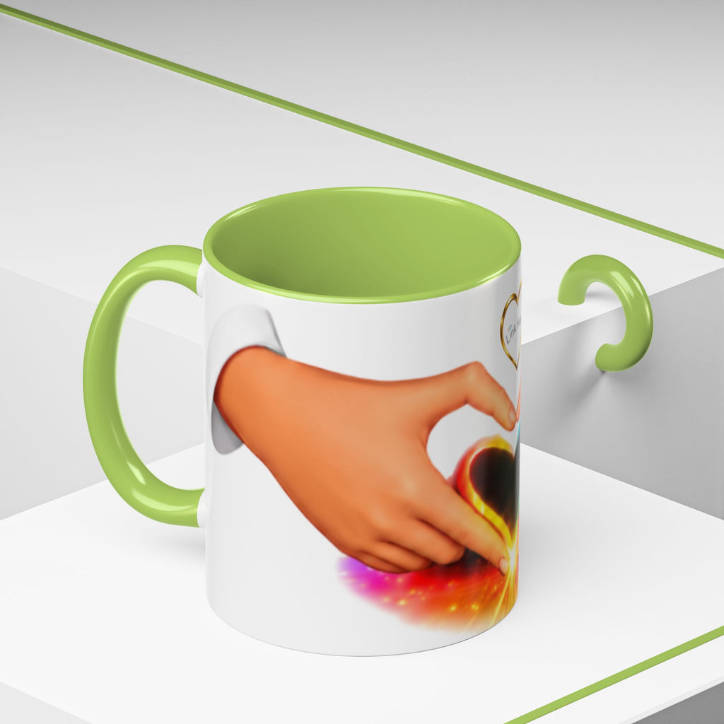 Link Hearts™ - Rainbow Heart Mug.