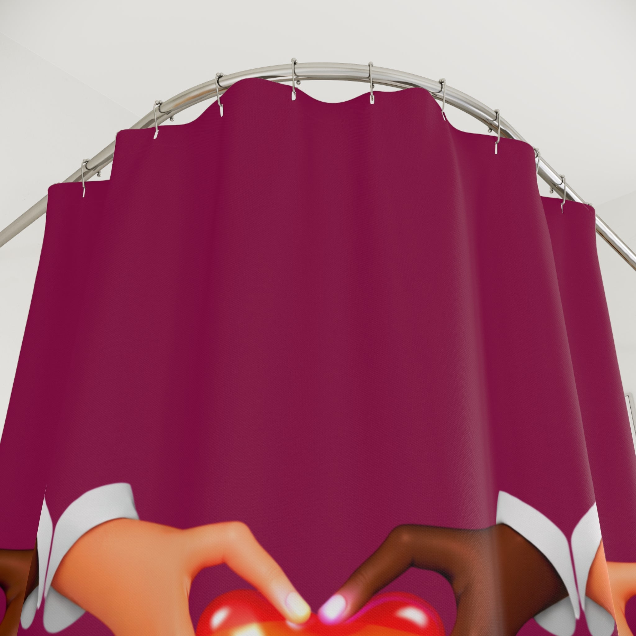 Link Hearts™ Unity Shower Curtain