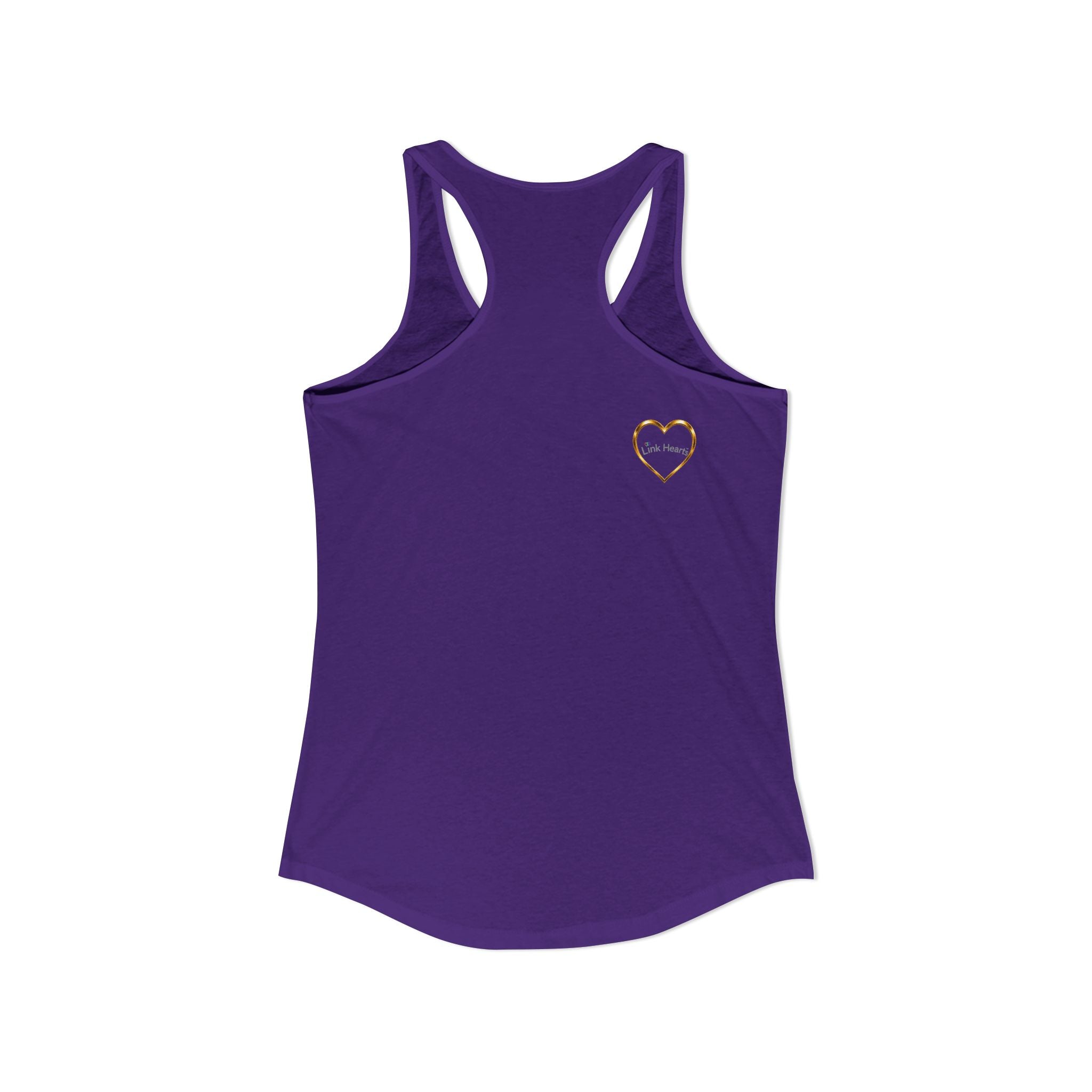 Link Hearts™ Women’s Ideal Racerback Tank – Wear Unity With Every Move.