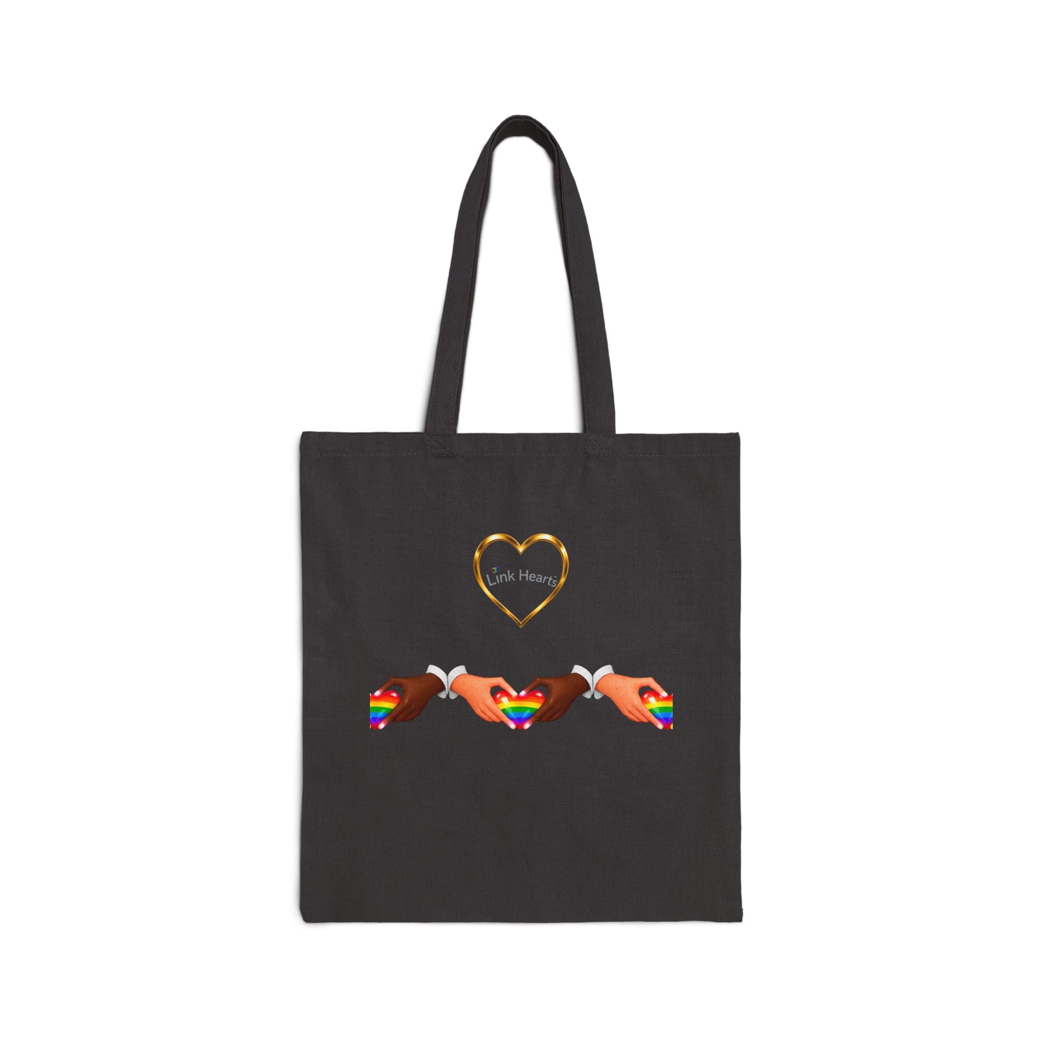 Link Hearts™ - Cotton Canvas Tote Bag