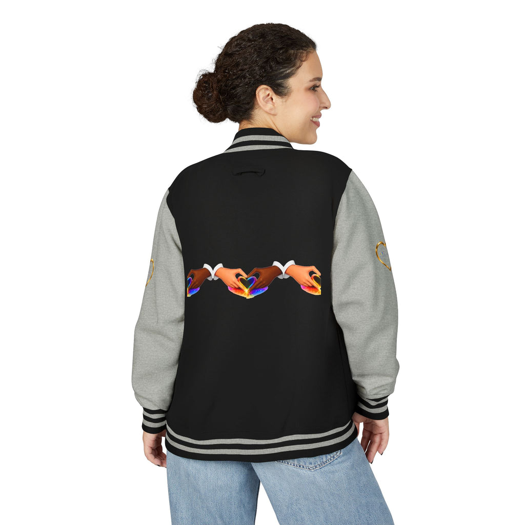 Link Hearts™ Premium Varsity Jacket – Wear the Movement.