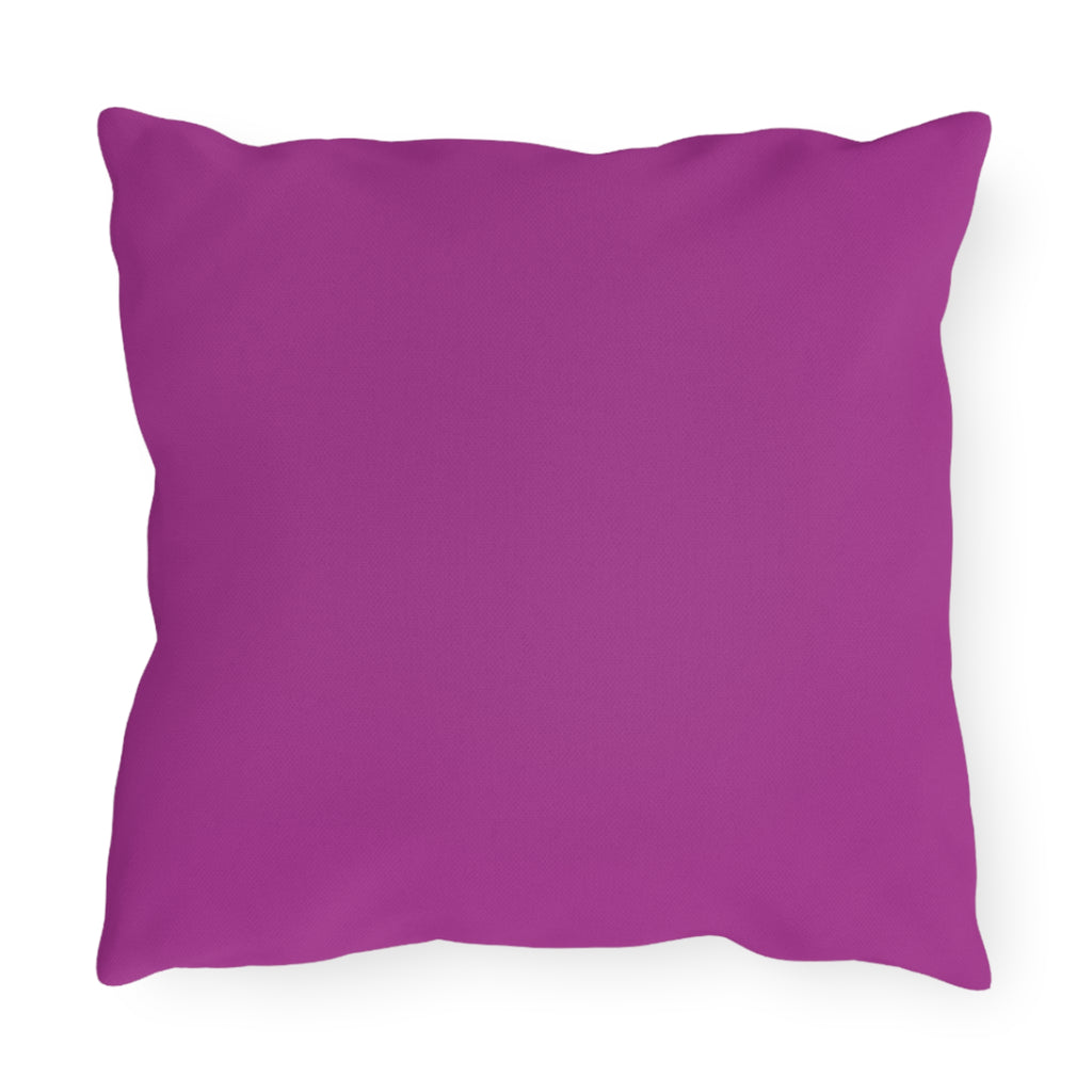 Link Hearts Outdoor Pillow — Rainbow Hands Heart Design
