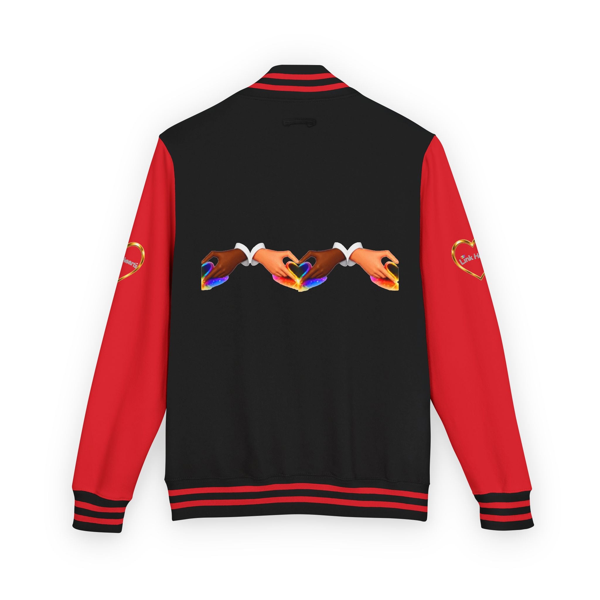 Link Hearts™ Premium Varsity Jacket – Wear the Movement.