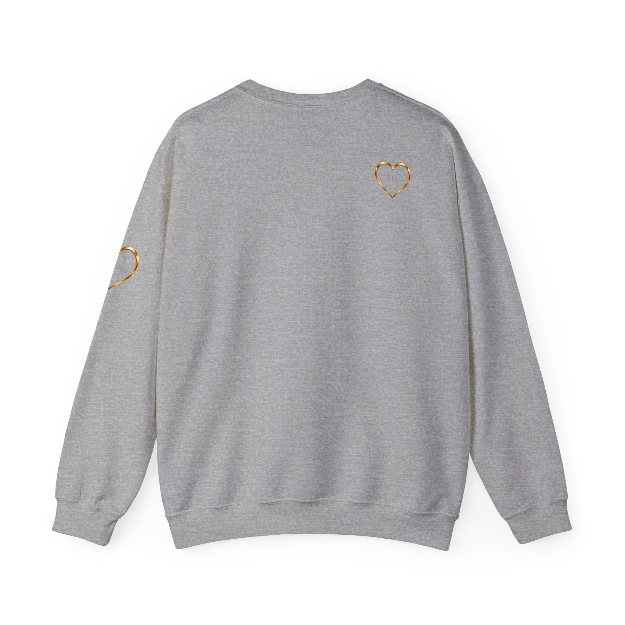 Love Hands Crewneck Sweatshirt — Rainbow Heart Solidarity Pullover