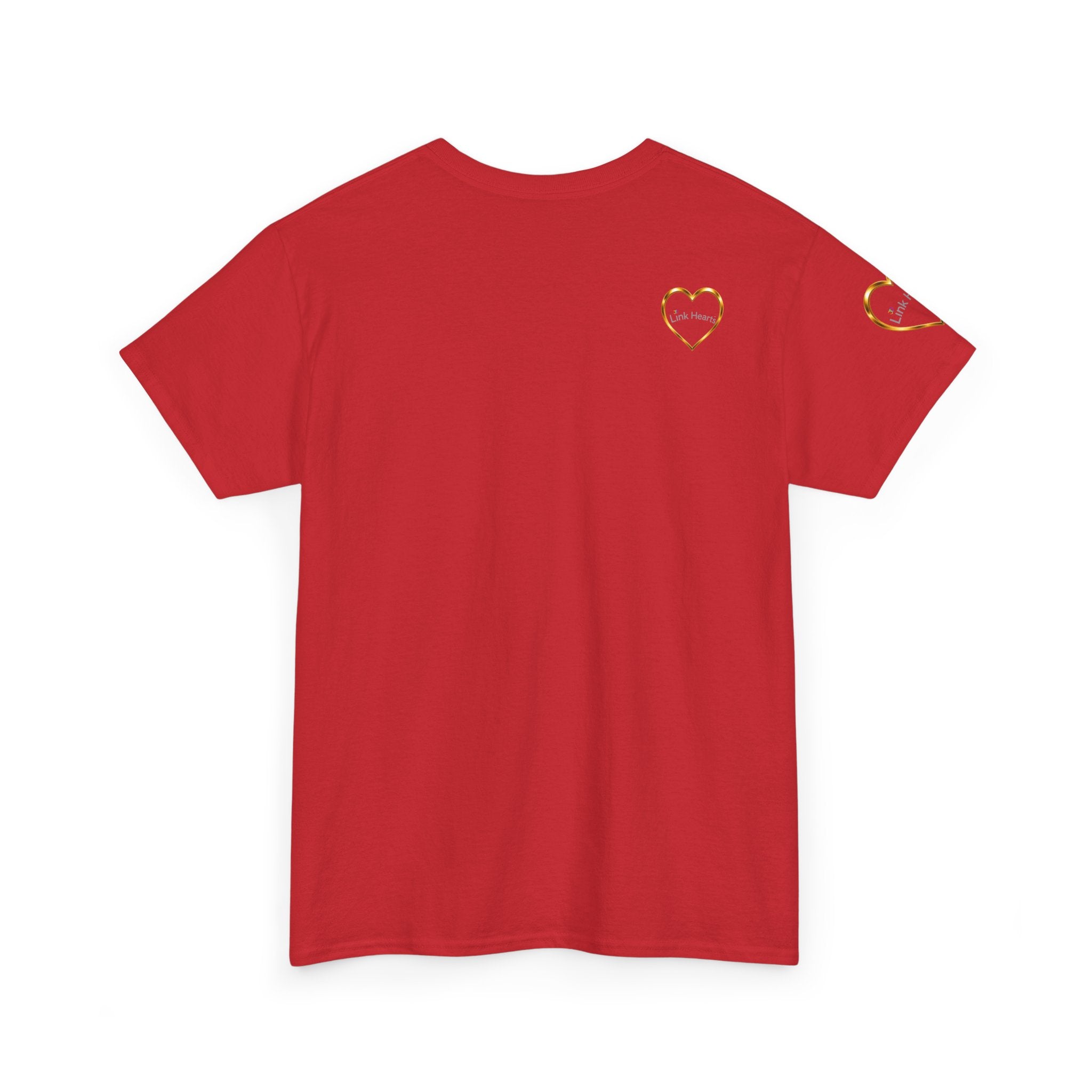 Link Hearts Unisex Tee - Celebrate Connection with Matching Shirt Set