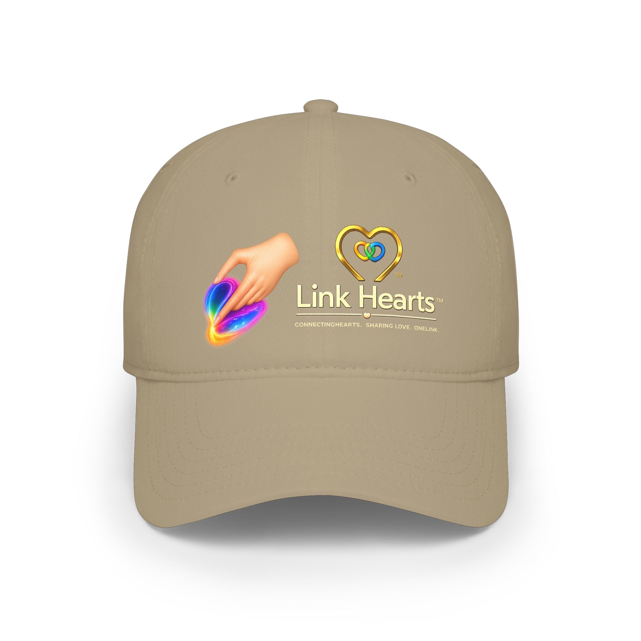Link Hearts Couples Baseball Cap — Heartcare Charity Logo Hat