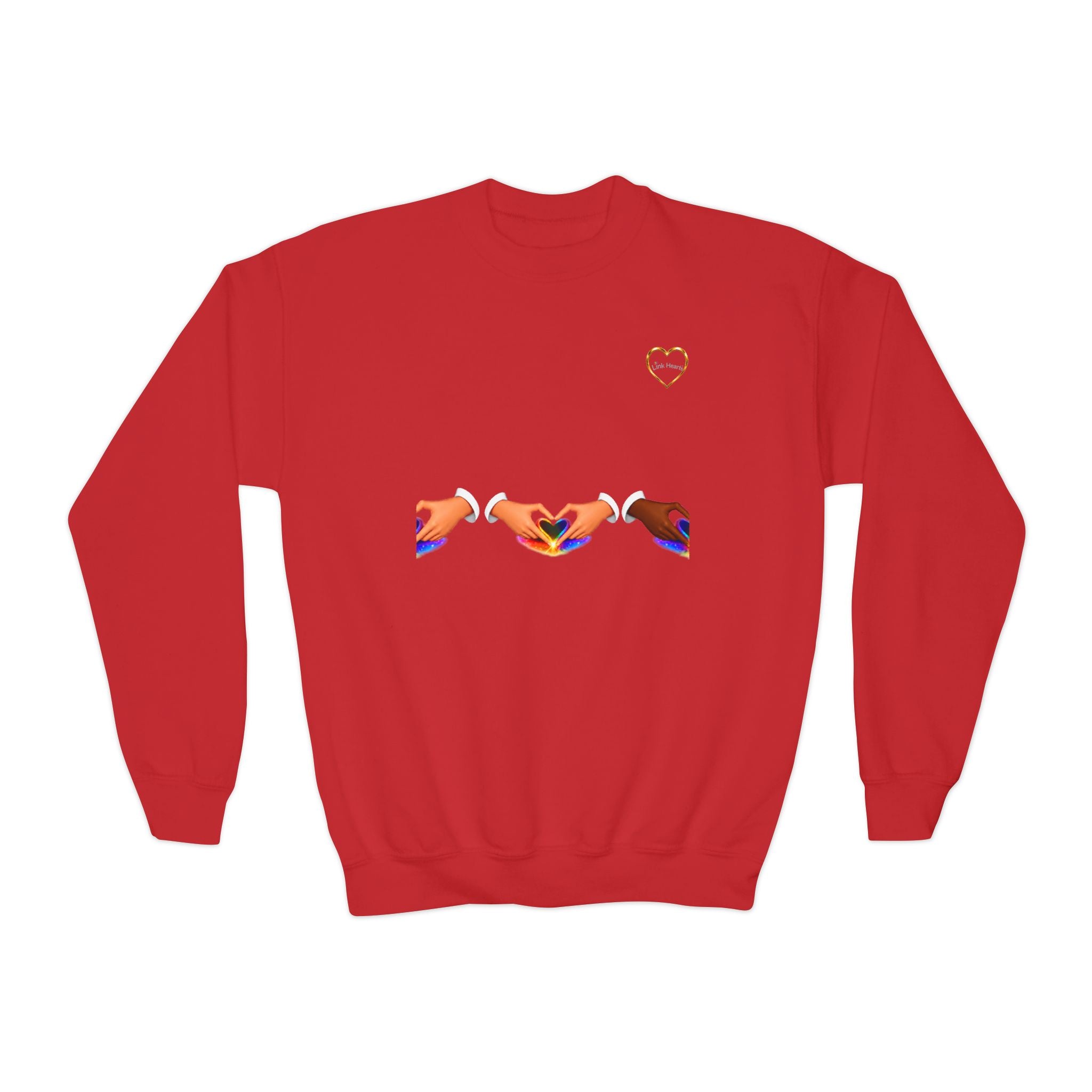 Link Hearts™ Unity Crewneck Sweatshirt — Youth Crewneck