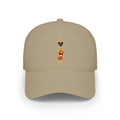 Link Hearts™ — 'Little Hearts' Rainbow Finger Heart Logo Low Profile Baseball Cap — 'Little Hearts' Rainbow Finger Heart Embroidered Cap