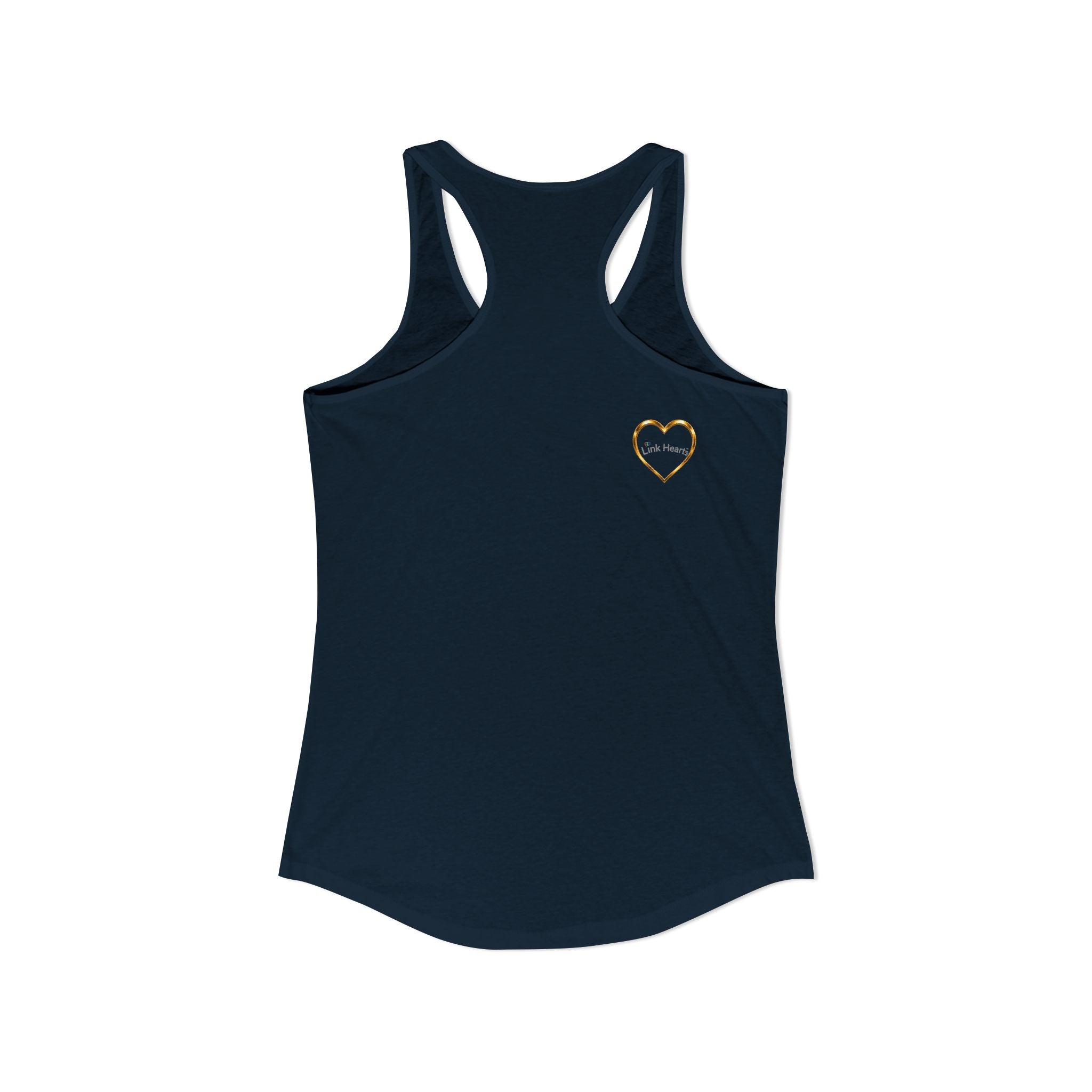 Link Hearts™ Women’s Ideal Racerback Tank – Wear Unity With Every Move.