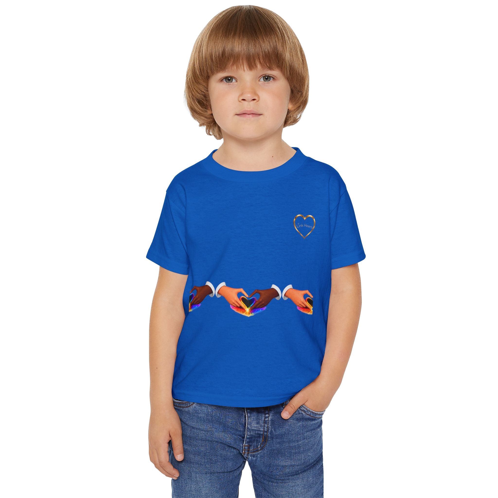 Link Hearts™  Heavy Cotton™ Toddler T-shirt