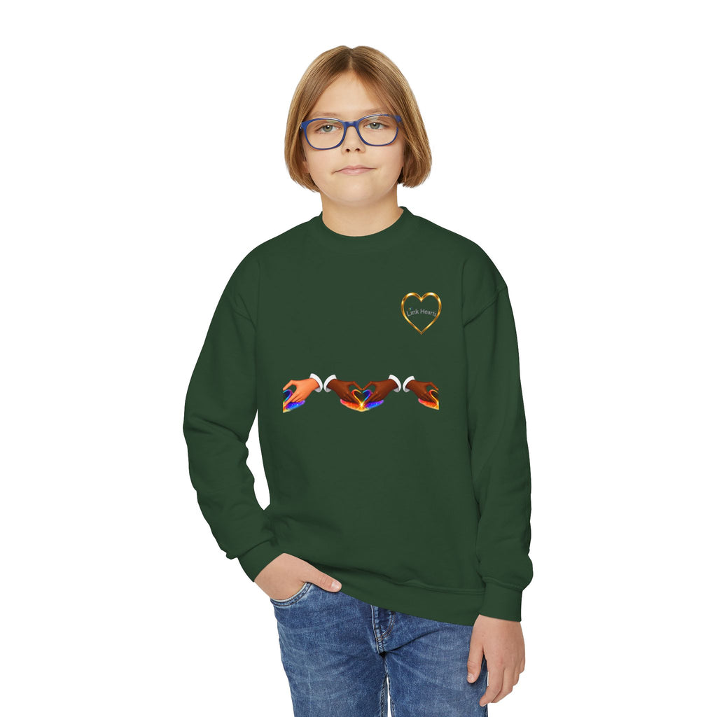 Link Hearts™ Unity Youth Crewneck Sweatshirt