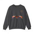 Love Hands Crewneck Sweatshirt — Rainbow Heart Solidarity Pullover