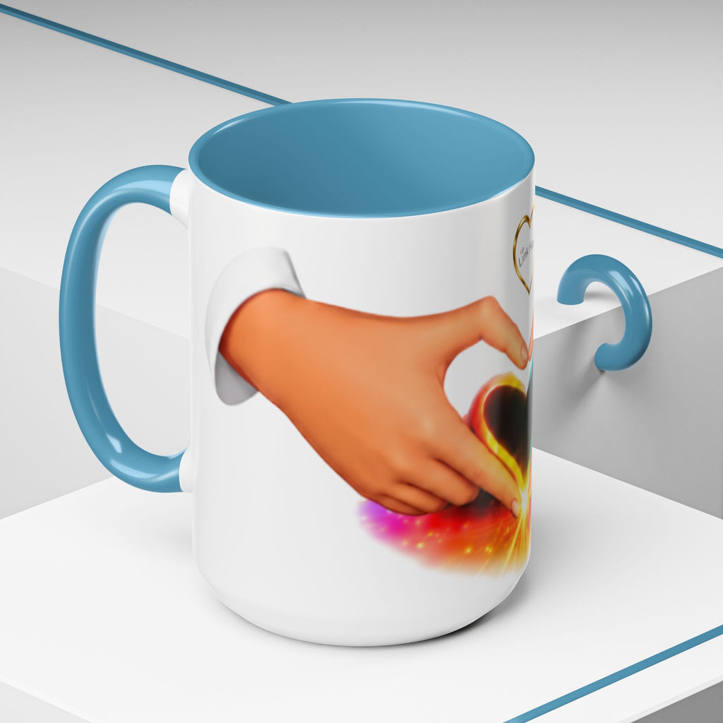 Link Hearts™ - Rainbow Heart Mug.