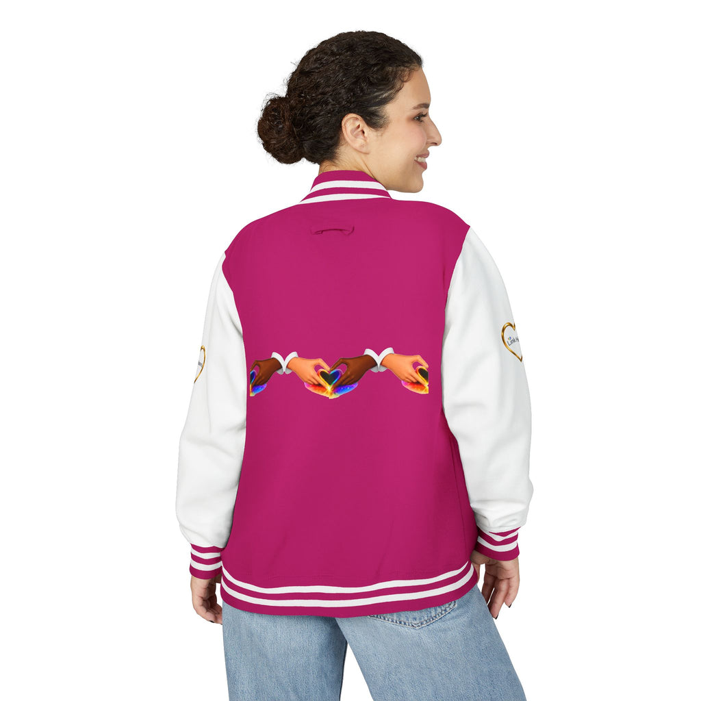 Link Hearts™ Premium Varsity Jacket – Wear the Movement.
