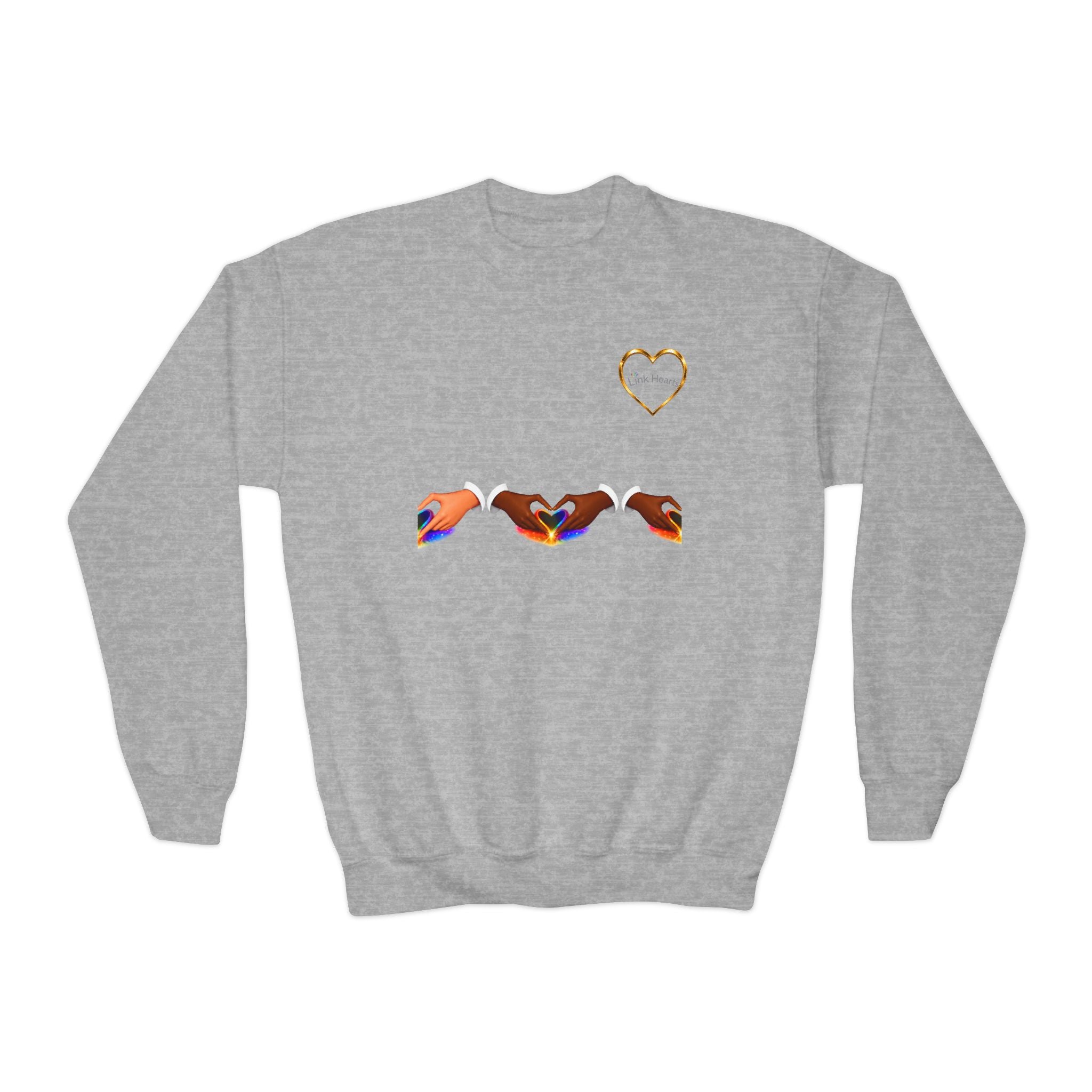 Link Hearts™ Unity Youth Crewneck Sweatshirt
