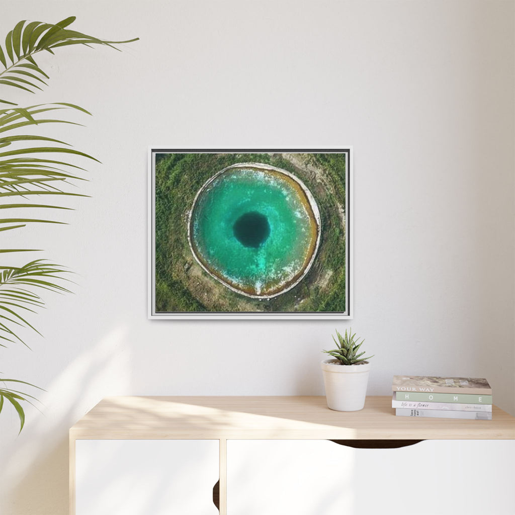 LinkHearts™ 'Sink Hole' Matte Canvas Framed Wall Art