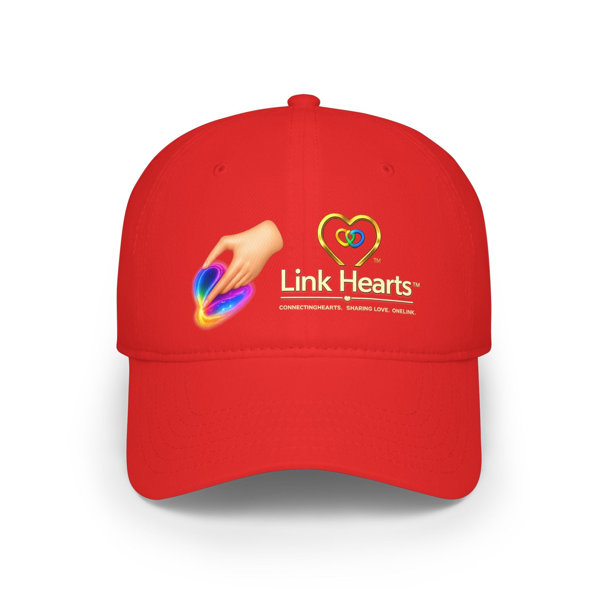 Link Hearts Couples Baseball Cap — Heartcare Charity Logo Hat