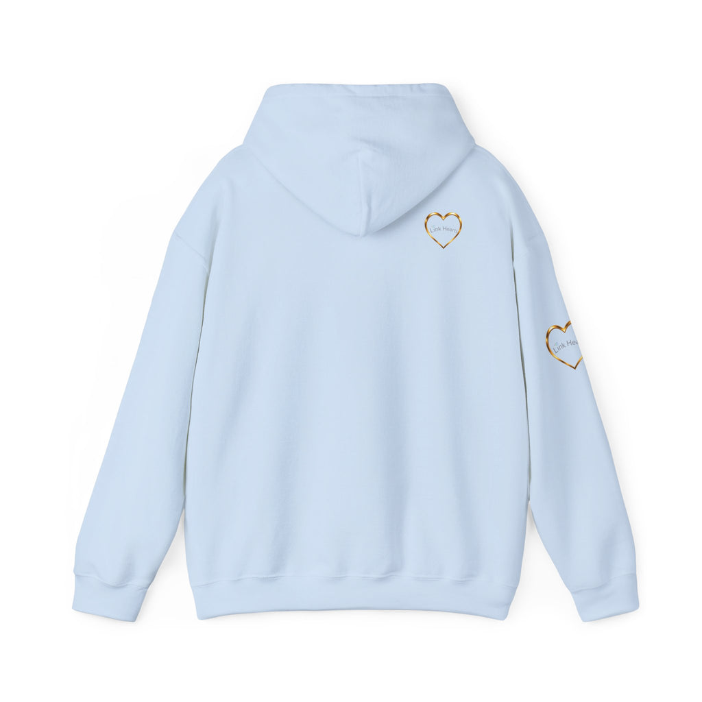 Hoodie — Rainbow Heart Hands Graphic Pullover