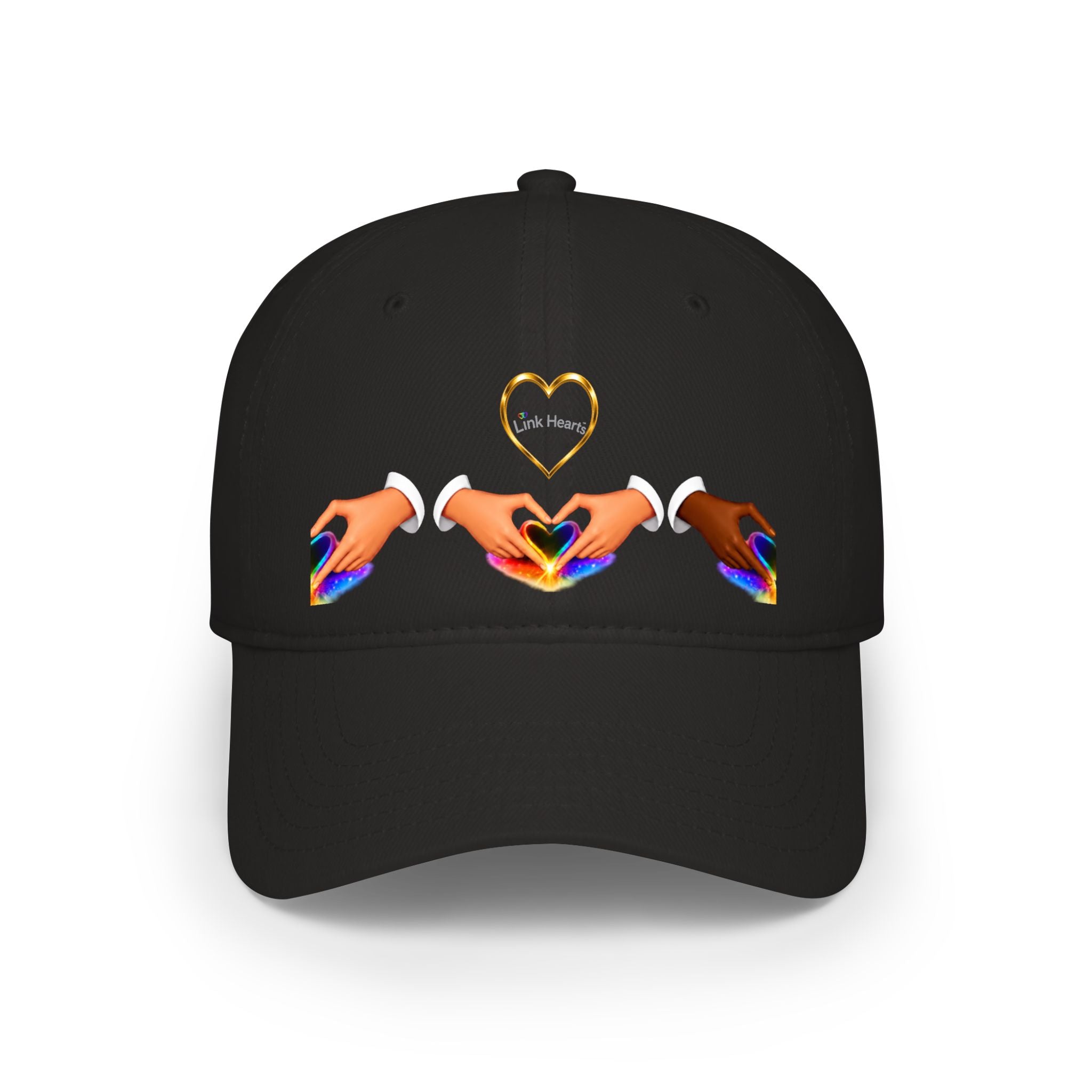 Heart Hands Baseball Cap — Inclusive Love Adjustable Cap