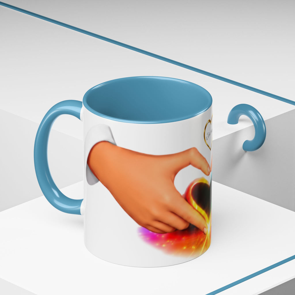 Link Hearts™ - Rainbow Heart Mug.
