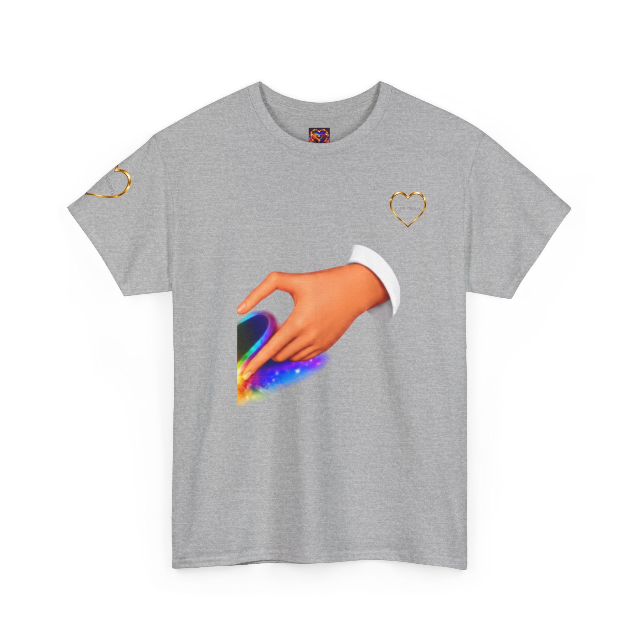 Link Hearts Unisex Tee - Celebrate Connection with Matching Shirt Set