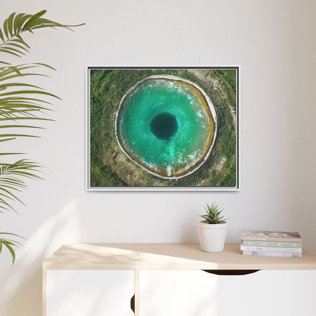 LinkHearts™ 'Sink Hole' Matte Canvas Framed Wall Art