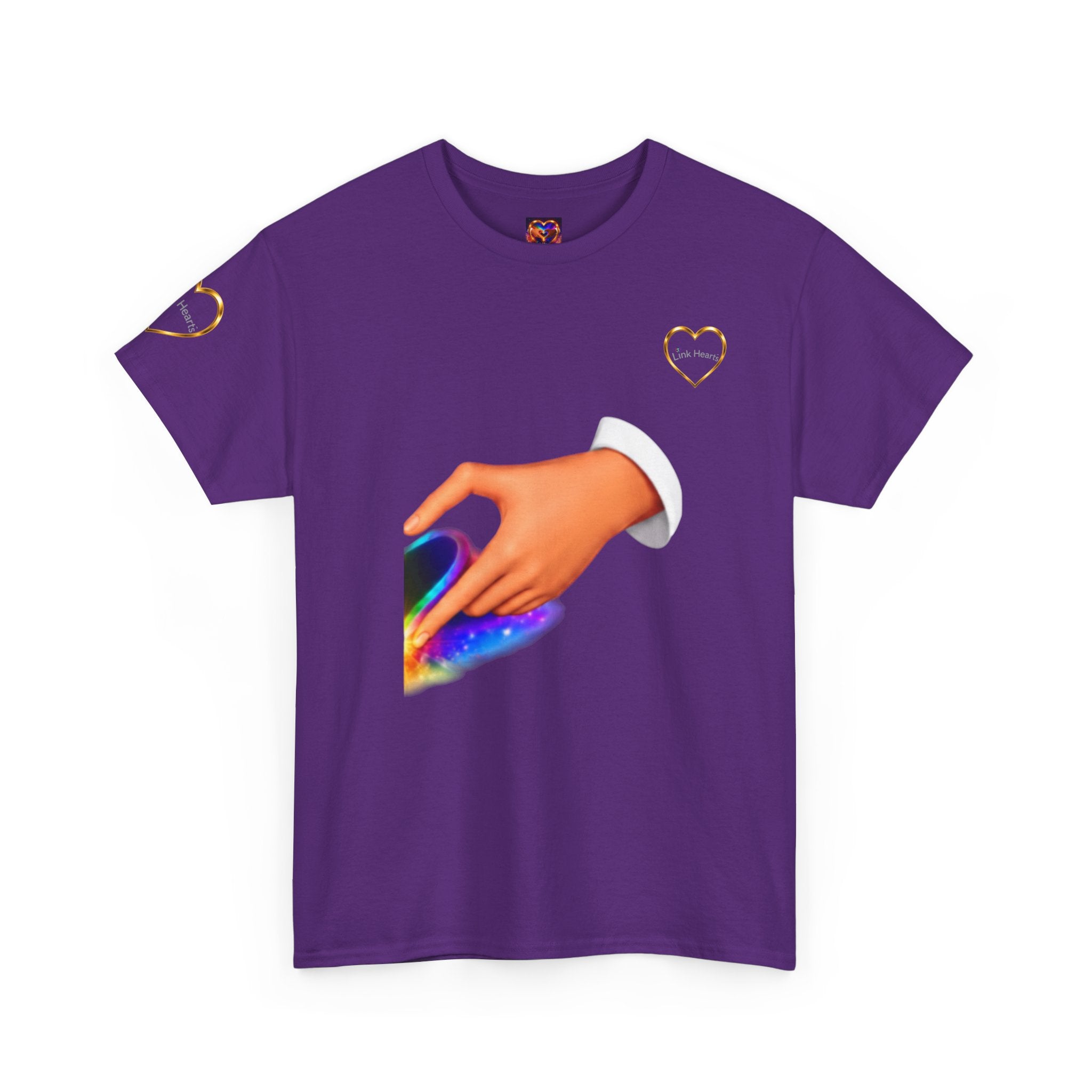 Link Hearts Unisex Tee - Celebrate Connection with Matching Shirt Set