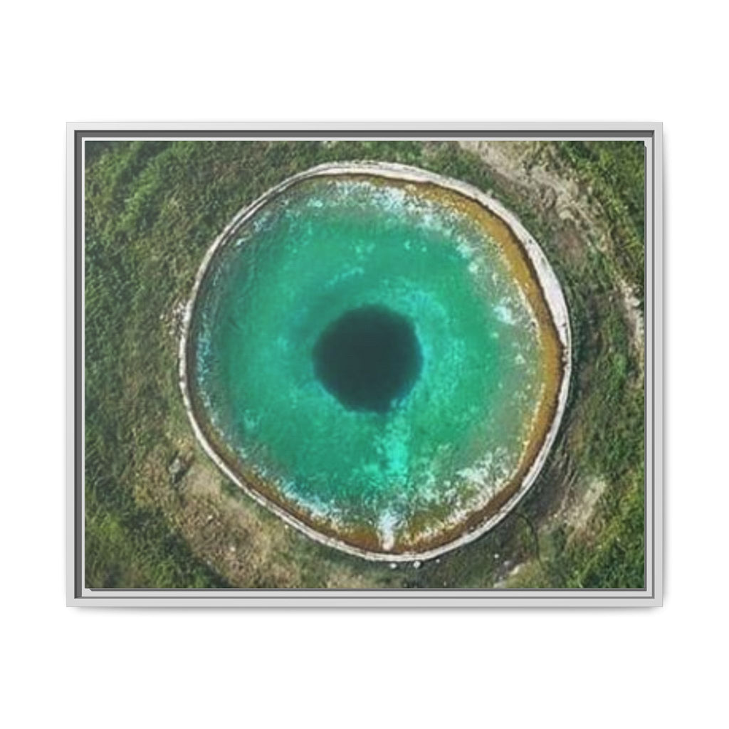 LinkHearts™ 'Sink Hole' Matte Canvas Framed Wall Art