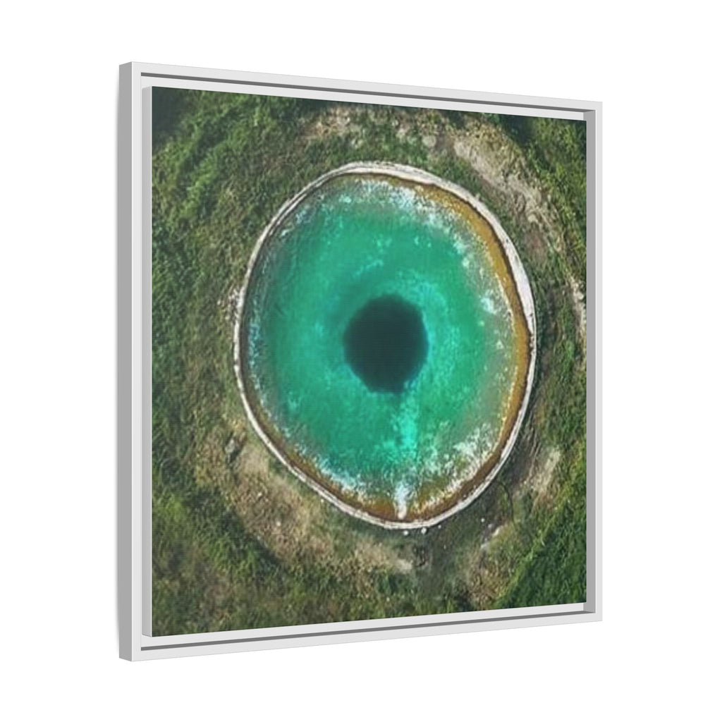 LinkHearts™ 'Sink Hole' Matte Canvas Framed Wall Art