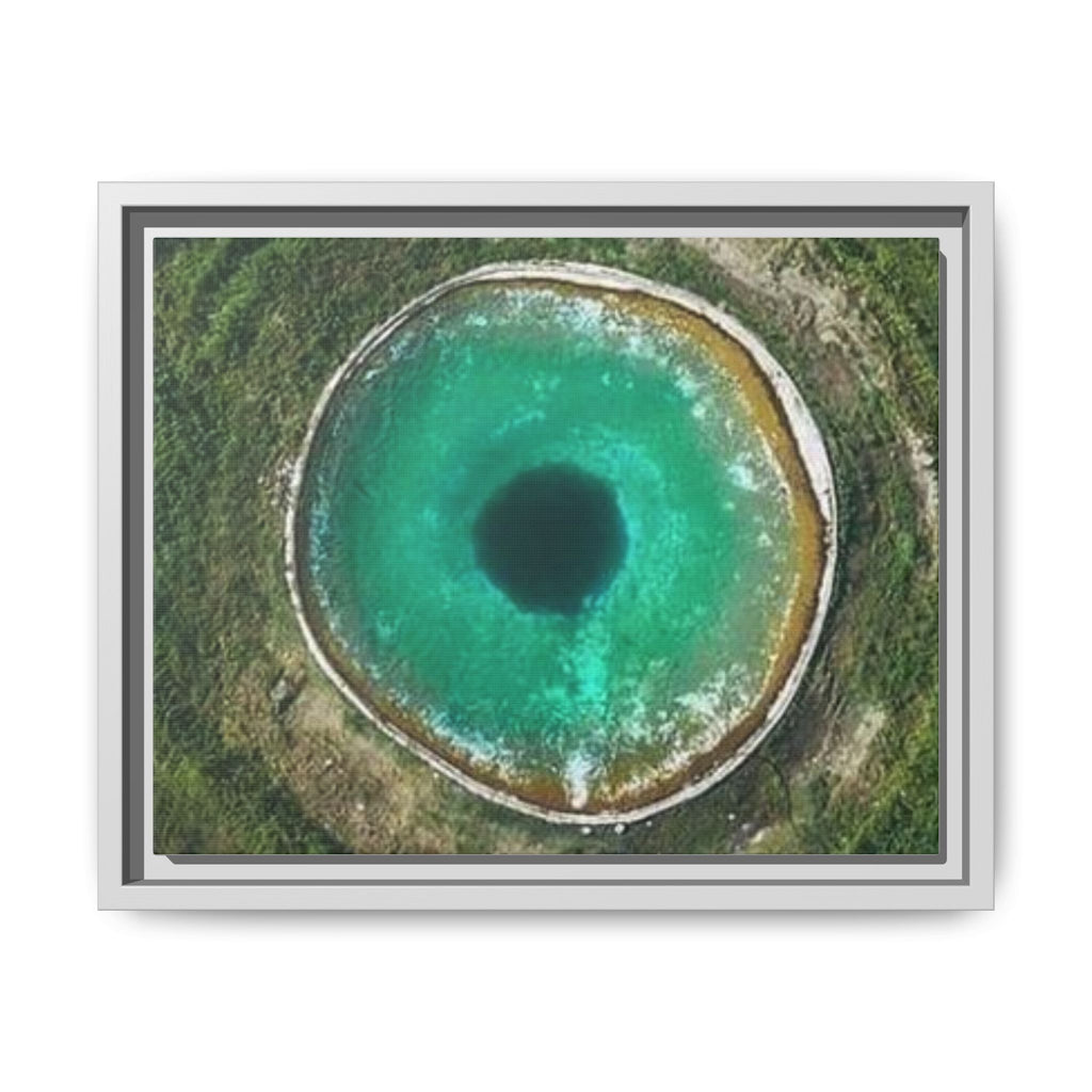 LinkHearts™ 'Sink Hole' Matte Canvas Framed Wall Art