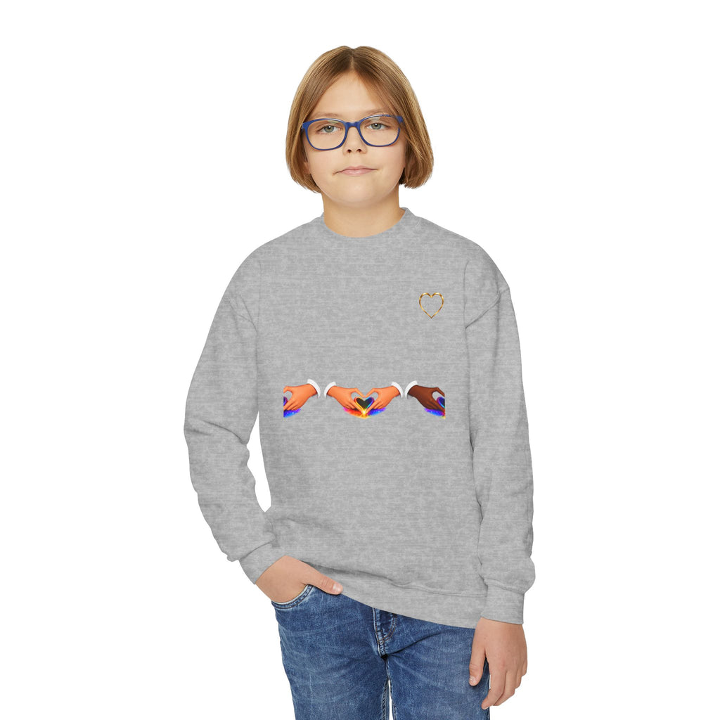 Link Hearts™ Unity Crewneck Sweatshirt — Youth Crewneck